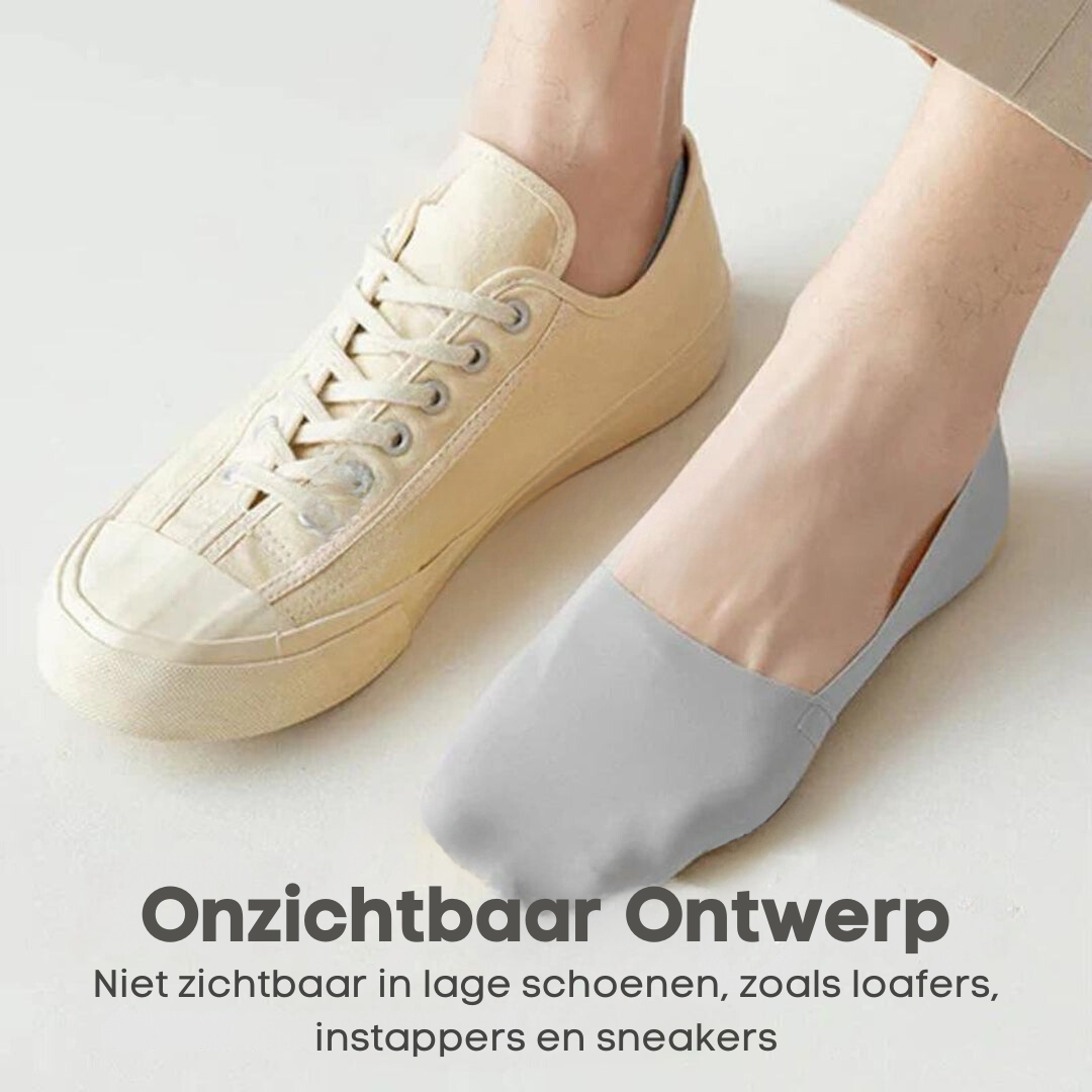Onzichtbare Footie Sokken | Antislip, onzichtbaar en extra sterk | 2+3 gratis